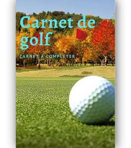 Carnet de golf - Fiche de score à compléter