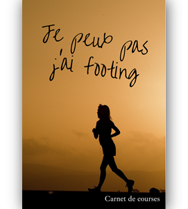 Carnet de footing à compléter