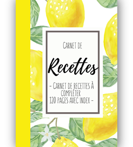 Carnet de recettes pour ne rien oublier de vos recettes préférées !